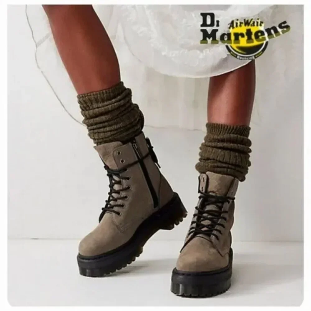 Dr. Martens Jadon Boot Milled Nubuck Platforms